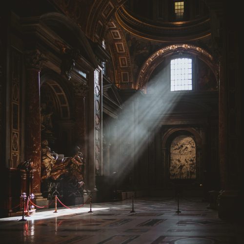 Light inside St.peter's Basilica