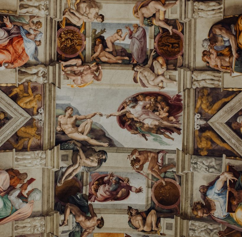"Sistine chapel Michelangelo's ceiling"