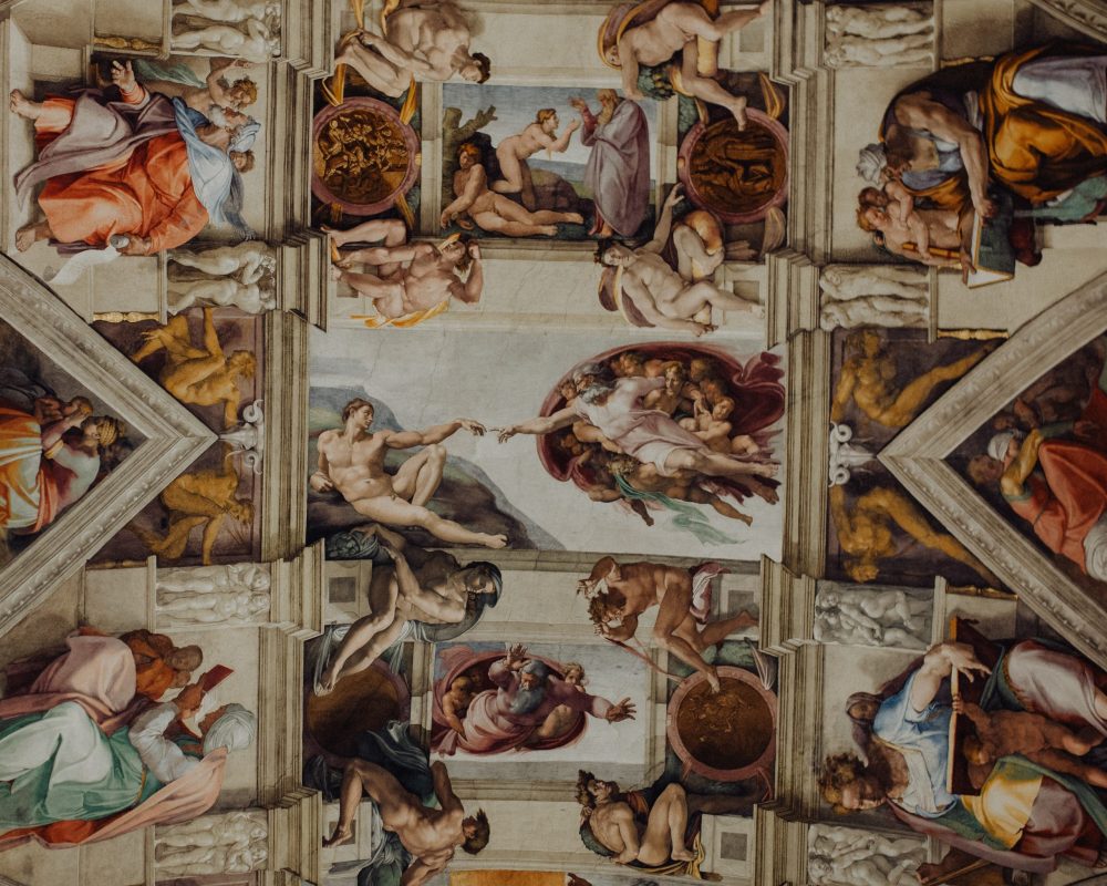 "Sistine chapel Michelangelo's ceiling"